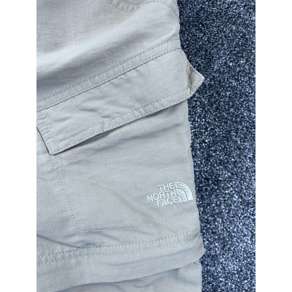 The North‎ Face Pants Women 6 Convertible Nylon Blend Hiking Zip Off Short Beige - Picture 2 of 14